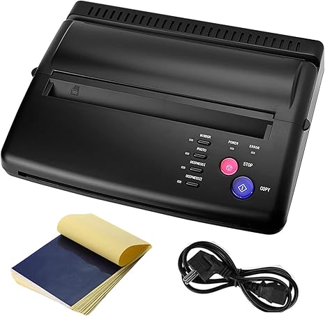 Amazon Co Jp タトゥートランスファー機 携帯用cisモードサーマルタトゥープリンター描画トランスファーマシンコピー機 ホーム キッチン