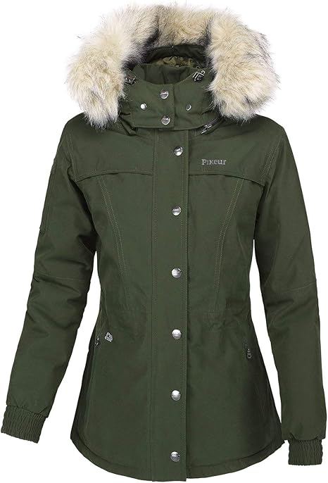 short green parka