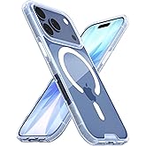 Smartish® iPhone 17 Pro MagSafe Clear Case - Gripmunk Magnetic Slim Case [Lightweight + Protective] Anti-Yellowing Thin Grip Clear Cover for Apple iPhone 17 Pro - Clearly Clear