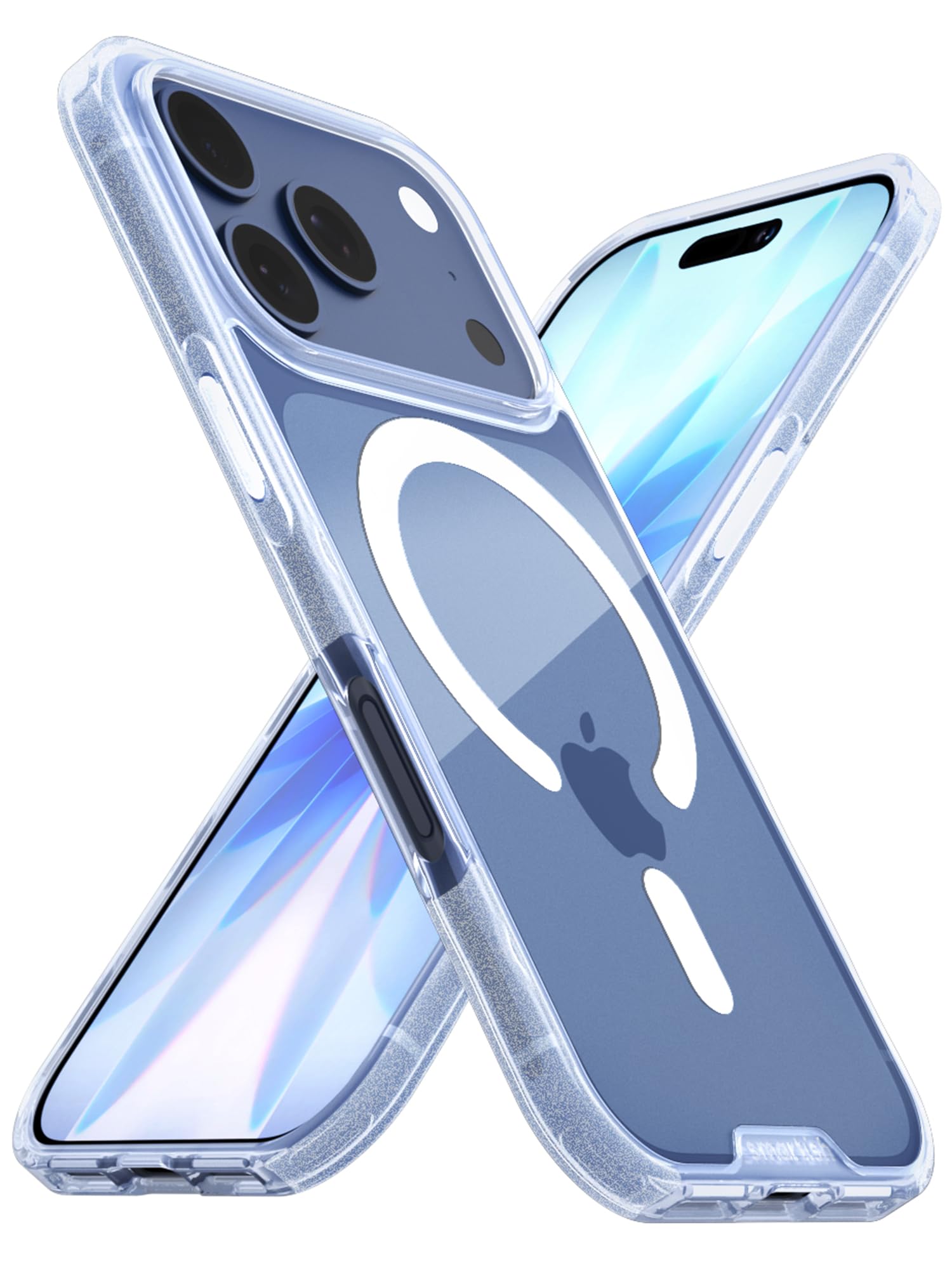 Photo 1 of Smartish® iPhone 17 Pro MagSafe Clear Case - Gripmunk Magnetic Slim Case [Lightweight + Protective] Anti-Yellowing Thin Grip Clear Cover for Apple iPhone 17 Pro - Clearly Clear