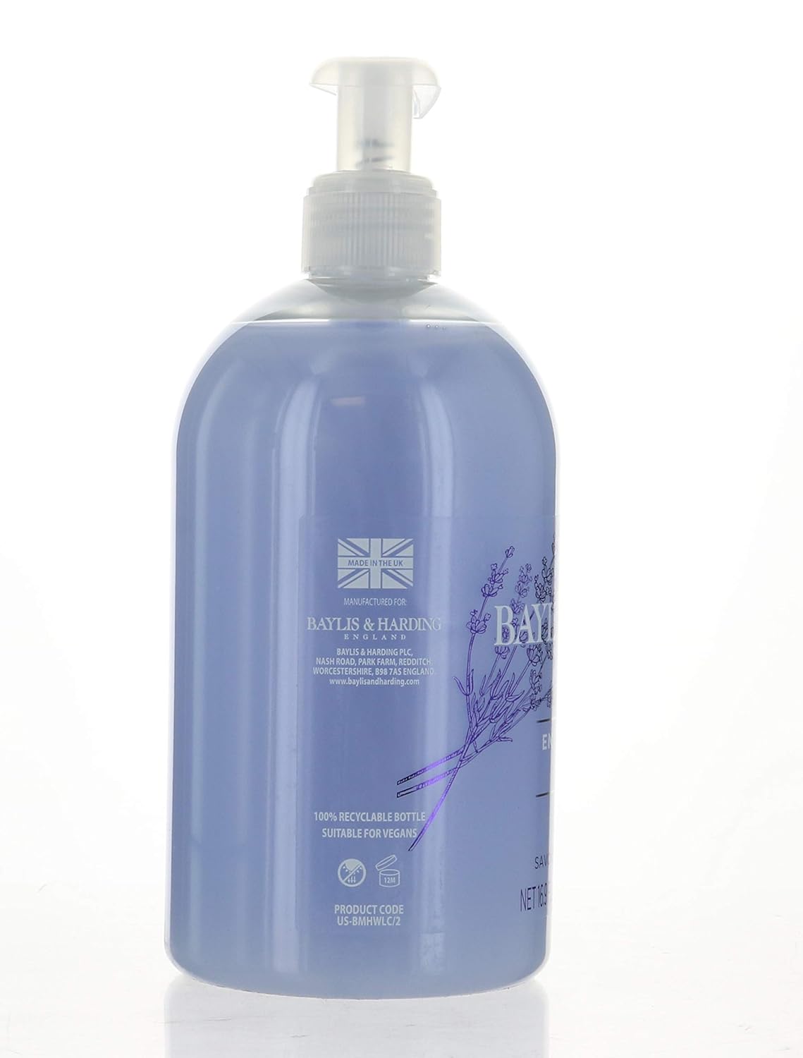 Baylis & Harding Hand Wash 4 Pack, England Sweet Mandarin & Grapefruit and English Lavender% Chamomile : Beauty