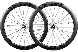 ELITEWHEELS Carbon Wheelset 700c Disc Brake UD Matte Carbon Fiber Road Bicycle Wheels 30/38/50/55/60/82mm Tubeless Clincher