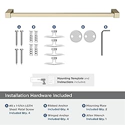 Amerock BH36083BBZ | Golden Champagne Towel Bar