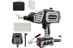 NCTOBEROWS Welding Machine Handheld, 20A-120A 110V Portable Hand Held Welder Machine with IGBT Inverter 5 Variable Current Adjustment, Portable ARC Welder Gun, Fits for 1/16''-1/8'' Welding Rods