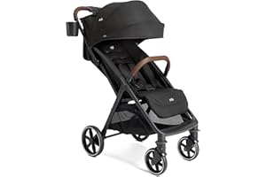 Joie Nutmeg Compact Stroller – Lightweight and Compact Stroller with One-Hand Fold (Shale)