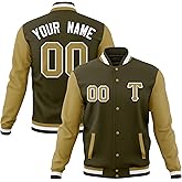 Custom Varsity Jacket Lightweight Letterman Bomber Baseball Coat Personalized Stitched Text Logo for Men Women Youth