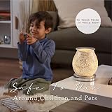 Natural Sources Stunning Electric Oil Burner Wax Warmer with LED Light UK Safety view 7