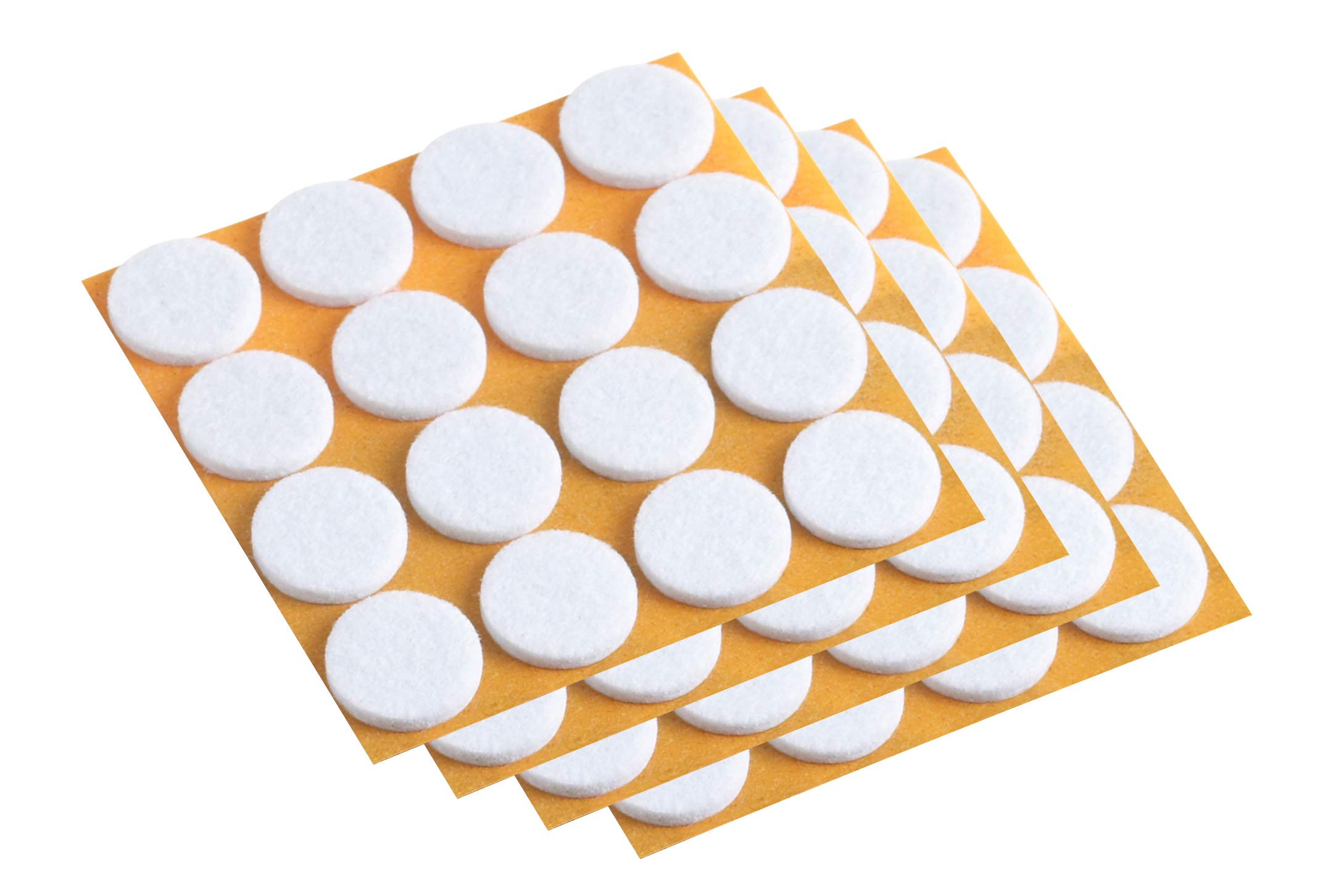 Meister Felt Glider self-adhesive, Ø 22 mm, white, 80 pieces, 645076