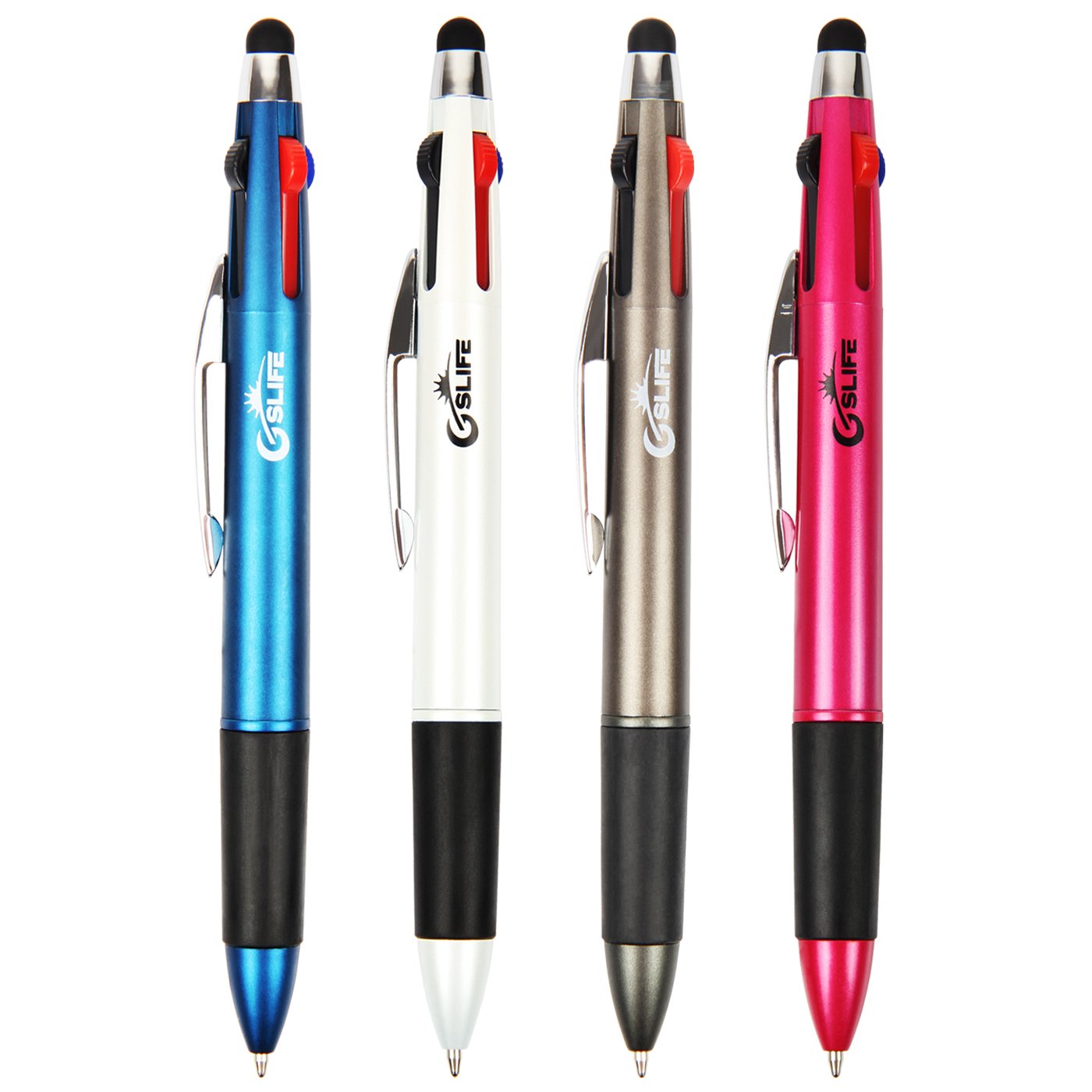 GSlife Multicolor Stylus Pens for Touch Screens 2 in 1 Cpacitive Stylus