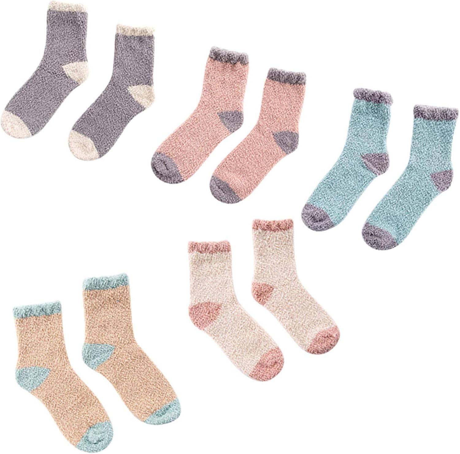 LANXI Women's Towel Socks Sleeping Socks Soft Microfiber Slippers Socks