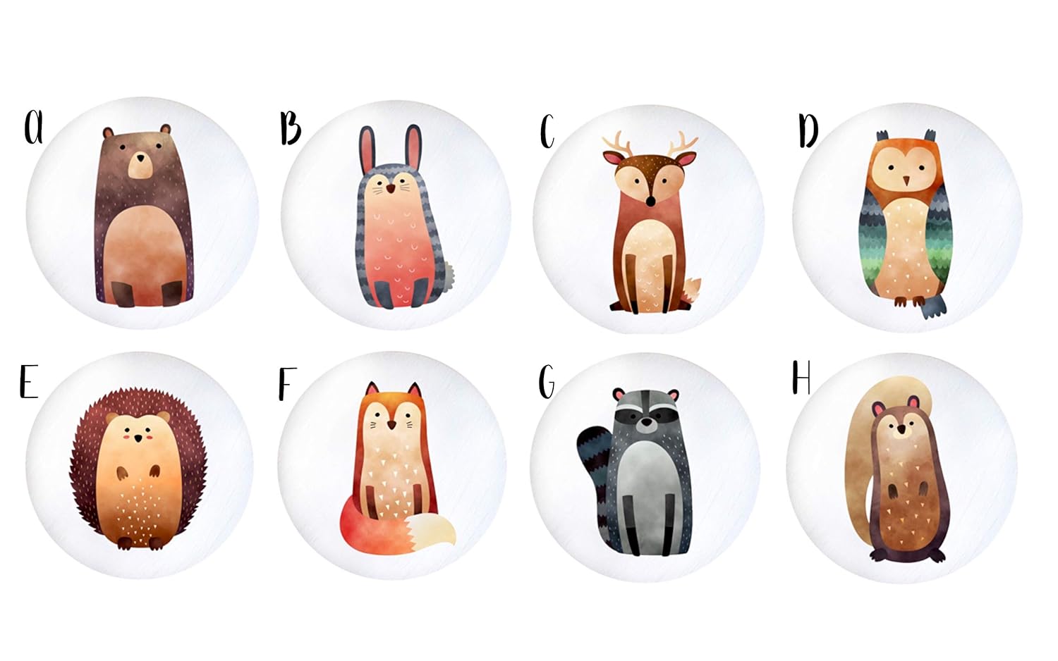 Amazon Com Woodland Forrest Animal Drawer Knobs Furniture Kids