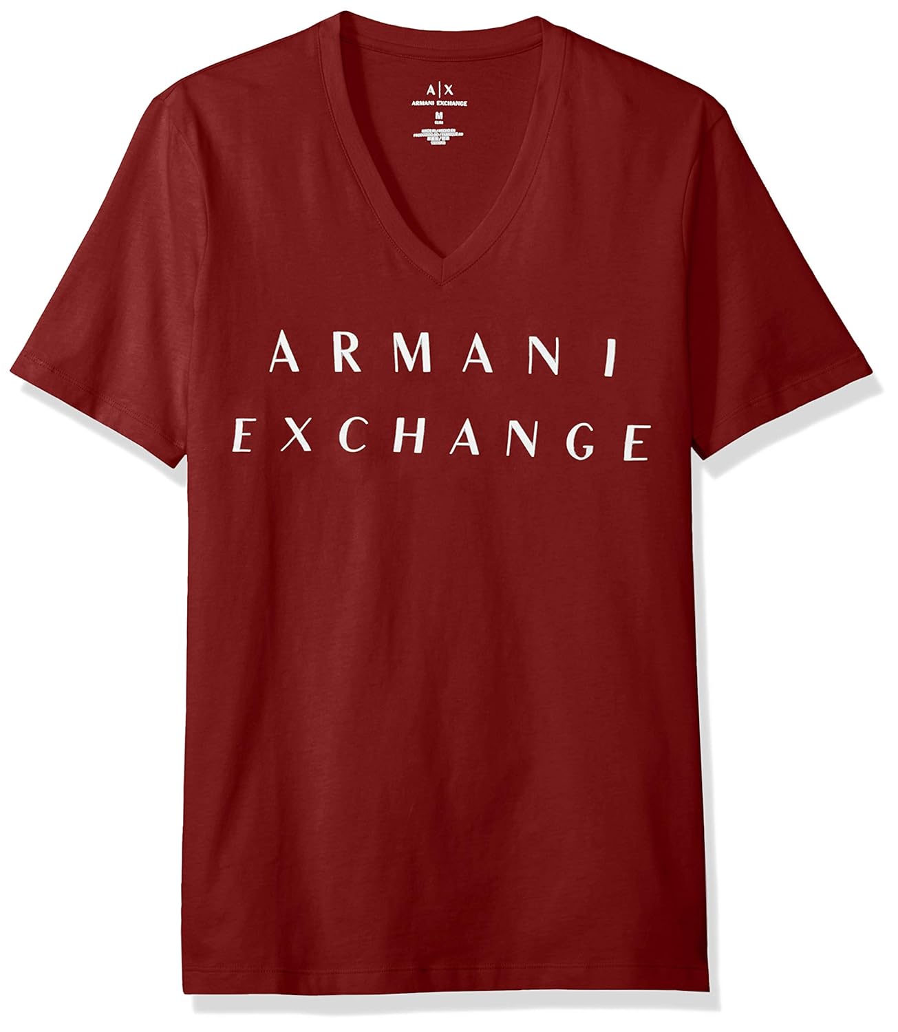 Buy AX Armani Exchange Men's Basic Logo V Neck Tee at Amazon.in