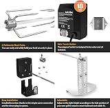 Onlyfire BRK-6101 Universal Gas Grill Rotisserie Kit 15kg Motor UK view 5