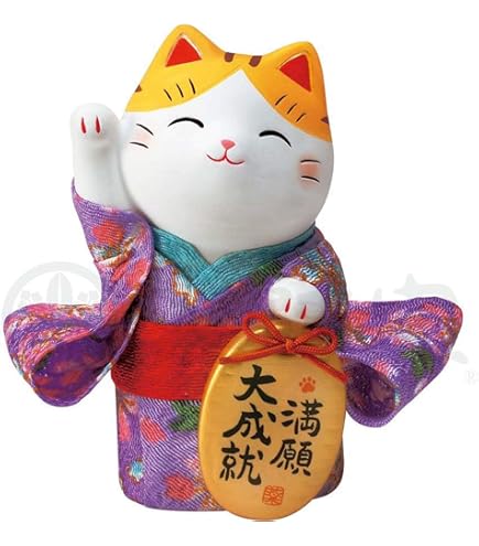 Amazon.com: Color 7539 Seven Lucky God Fukusuke Maneki Neko (No. 7