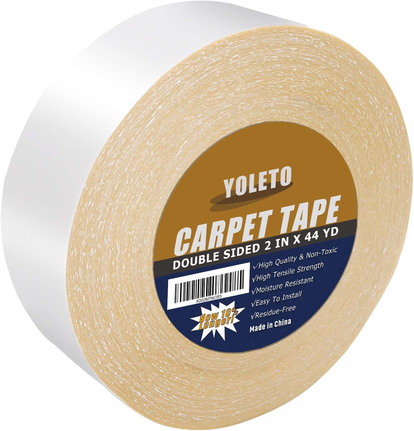 Double Sided Carpet Tape, Heavy Duty Sticky Adhesive Rug Gripper for