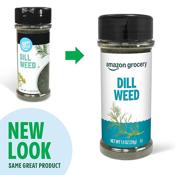 AMAZON GROCERY, DILL WEED, 1.1 OZ (PREVIOUSLY HAPPY BELLY, PACKAGING MAY VARY)