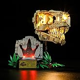 Lightailing Light for Lego- 76964 Dinosaur Fossils: T. rex Skull - Led Lighting Kit Compatible with Lego Building Blocks Mode