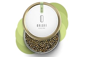 ORLOFF Osetra Sturgeon Black Caviar - 1 OZ / 28 G – Ossetra Malossol Roe - OVERNIGHT SHIPPING