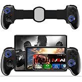 Koiiko Mobile Cloud Gaming Controller for iPhone 16/15/14, iPad, Tablet, Android/PC/Switch1/2 Gamepad Joystick with Turbo, Streaming on PS/Xbox/PC, Hall Trigger Black