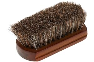 ANSELF Men Beard Brush, Horse Hair Mustache Shaving Brush Facial Hair Brush