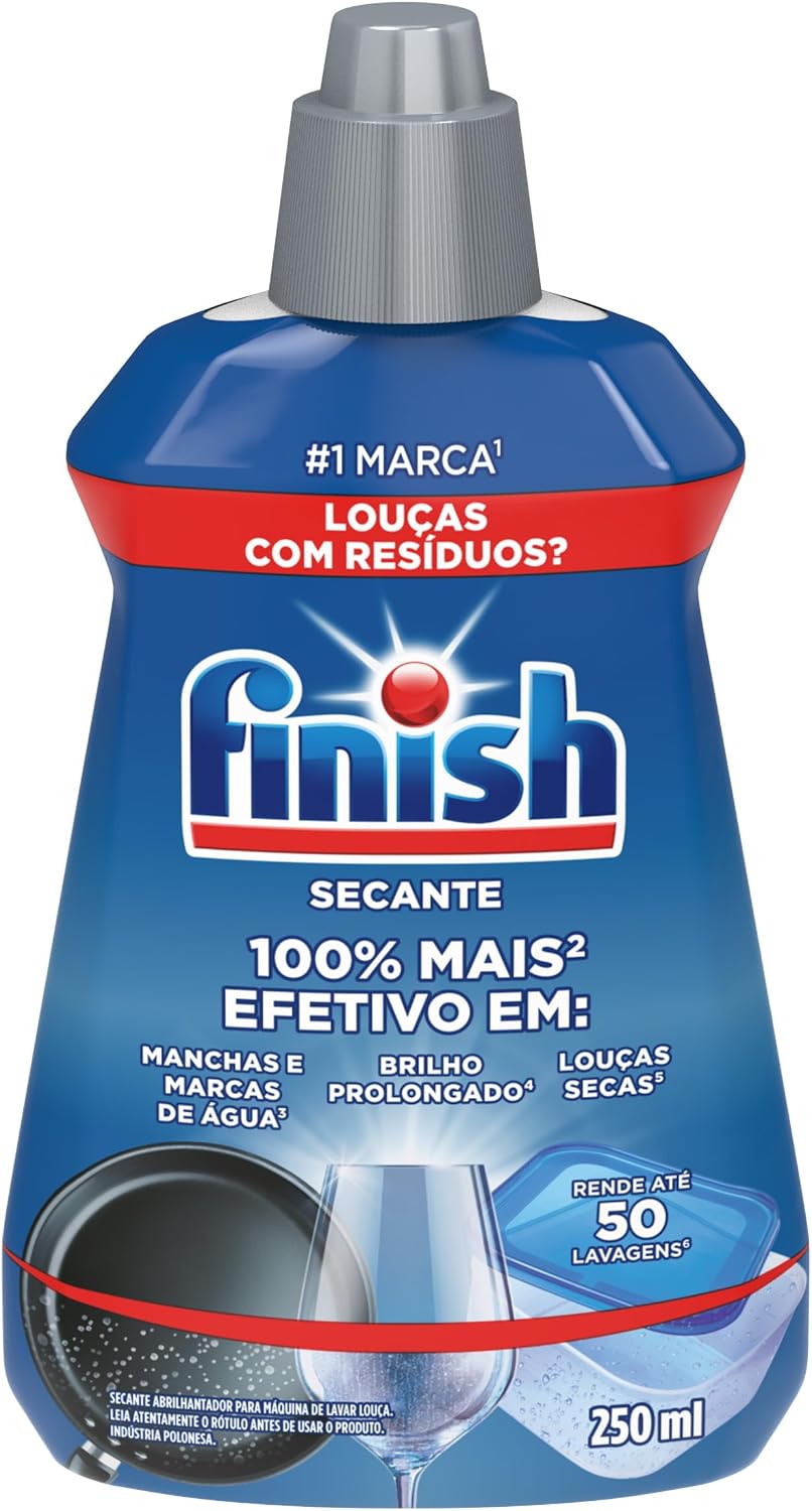 Finish Secante para Lava Louças e Abrilhantador 250ml