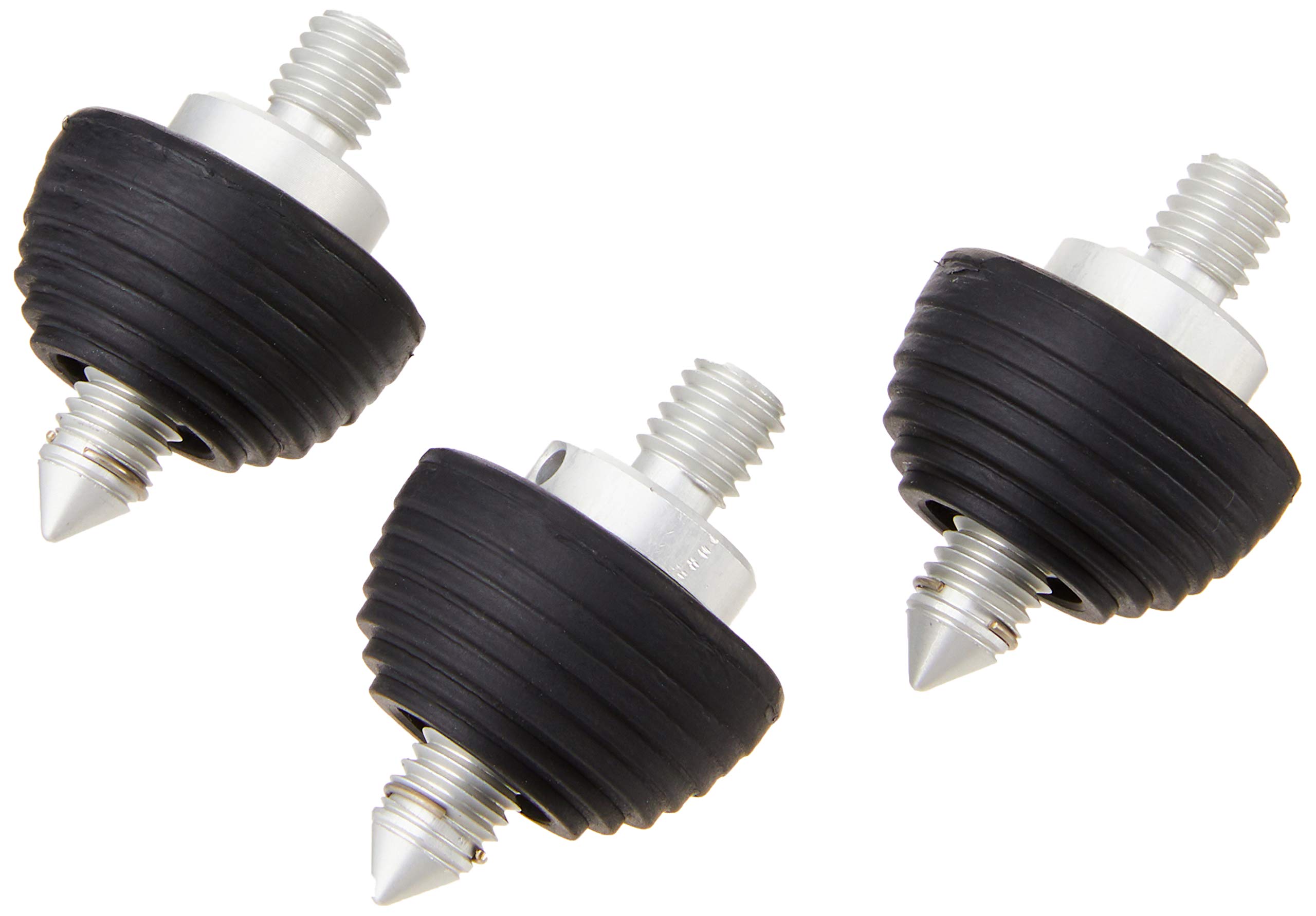 Gitzo GS5030VSF Video Rubber and Spike Feet, Black, 3.23 in*0.04 in*1.73 in