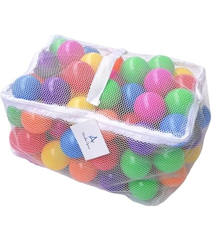 1000 BALLES EN PLASTIQUE ARC-EN-CIEL POUR ENFANTS - Fun Party