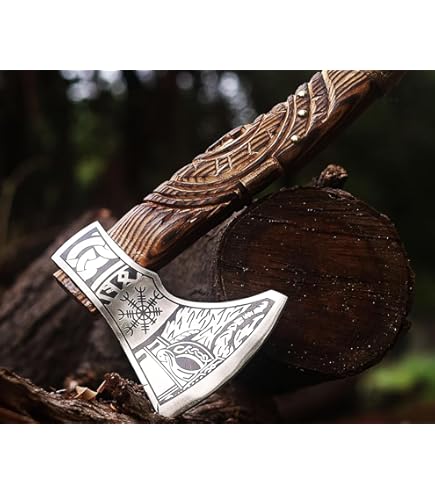 Handmade Steel Tomahawk Axe Throwing Viking Hunting Axe - Inspire Uplift