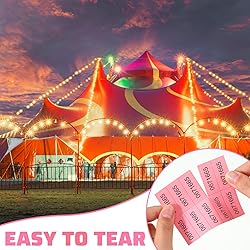Kosiz 1000 Sheets Raffle Tickets with 10 Bid