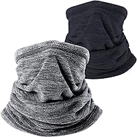 WTACTFUL Soft Fleece Neck Gaiter Warmer Face Mask for Cold Weather Winter Outdoor Sports