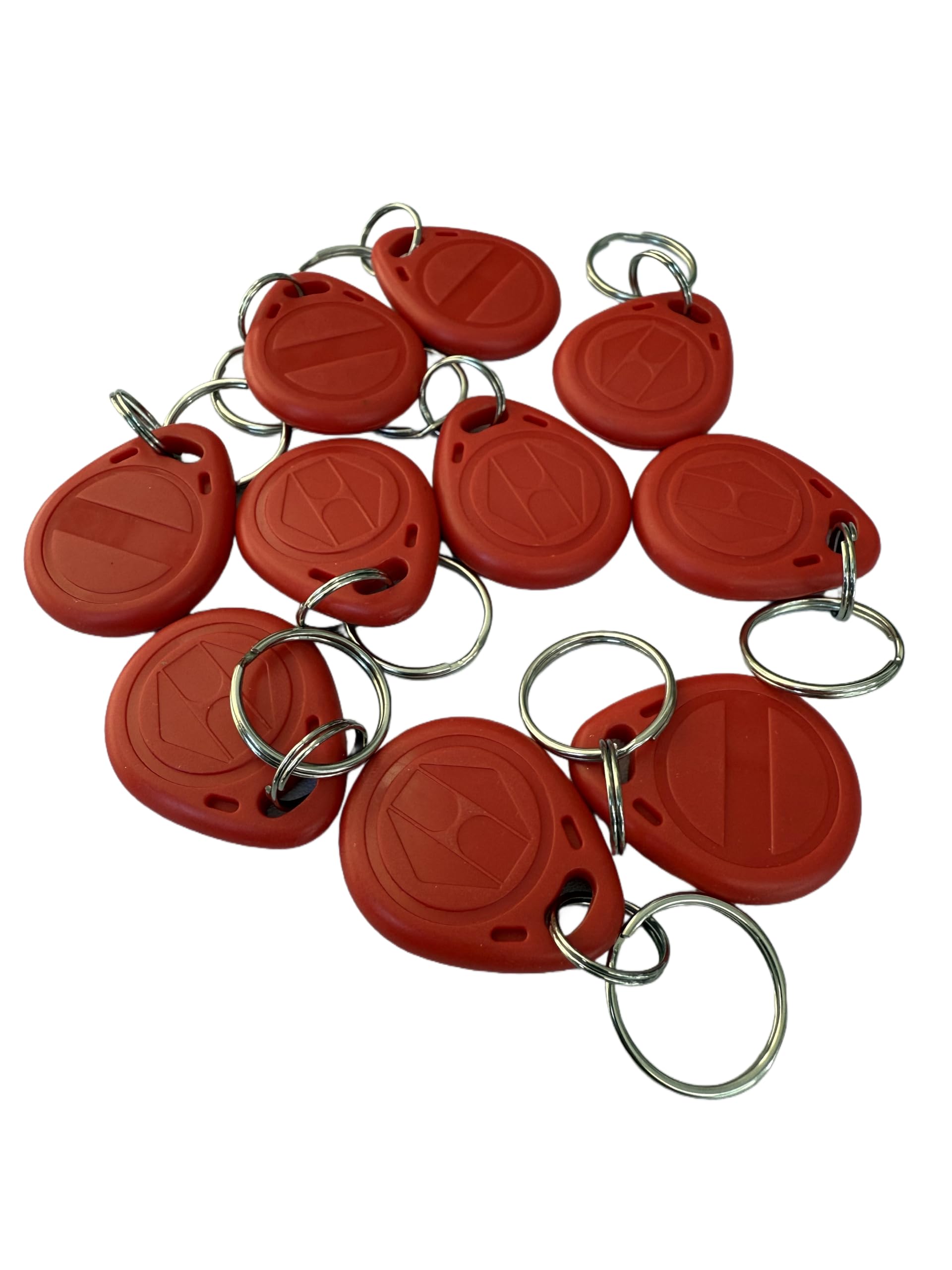 YARONGTECH writable rfid T5577 rewritable 125khz fob red (pack of 10) — image 1