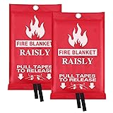 RAISLY Fire Blanket for Home 39'' x 39'' Emergency