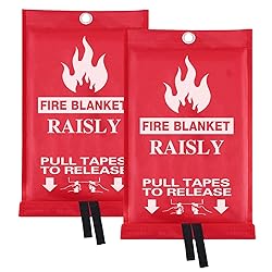 RAISLY Fire Blanket for Home 39'' x 39'' Emergency