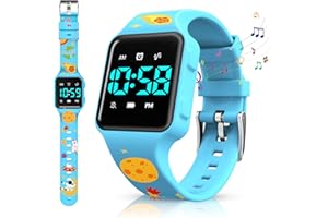 VTAIGE Potty Training Watch for Toddlers & Kids with Countdown, Flashing Lights, Fun Music or Vibration Alerts - Waterproof Interactive Toilet Training Reminder for Boys & Girls Ages 2-9