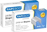 Rapesco 1466 Germ-Savvy ECO Luna Less Effort Stapler Black 50 Sheet view 3