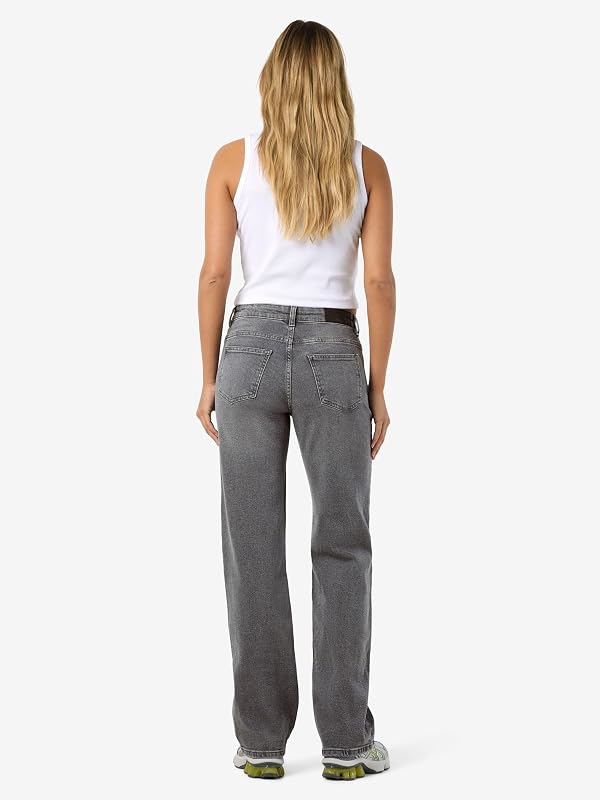 NMYOLANDA Nw Wide Jeans AZ371DG FWD Noos, Denim Grigio Scuro, 26W x 30L — foto 5 di 8