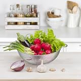 Herogo Stainless Steel Colander 22cm with Handles 3 Quart Micro-Perforated view 7