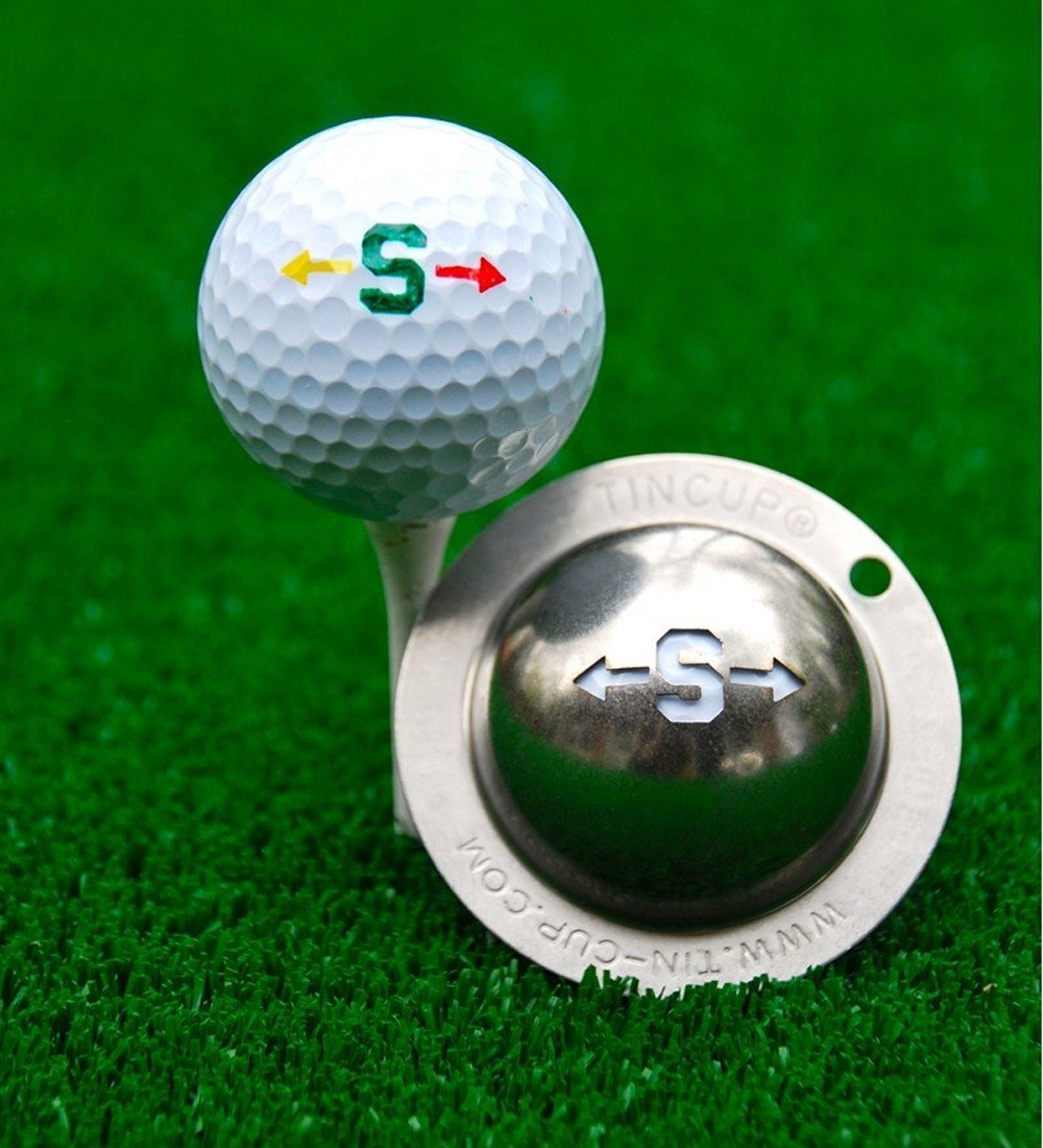 Tin-Cup Unisex Adult ALPHA PLAYERS CUP S Golf Ball Marker - Steel, One Size
