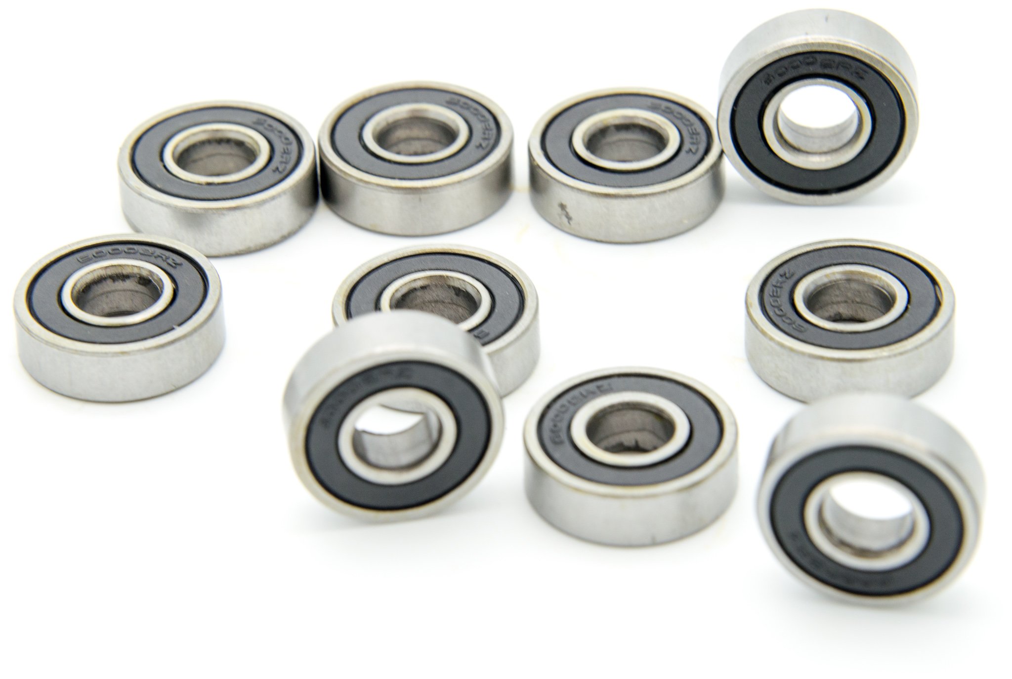 PROtastic® 10x 6000-2RS 6000RS Ball Bearings Carbon Steel
