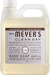 MRS. MEYER'S CLEAN DAY Hand Soap Refill, Lavender Scent, 33 Fl Oz Bottle