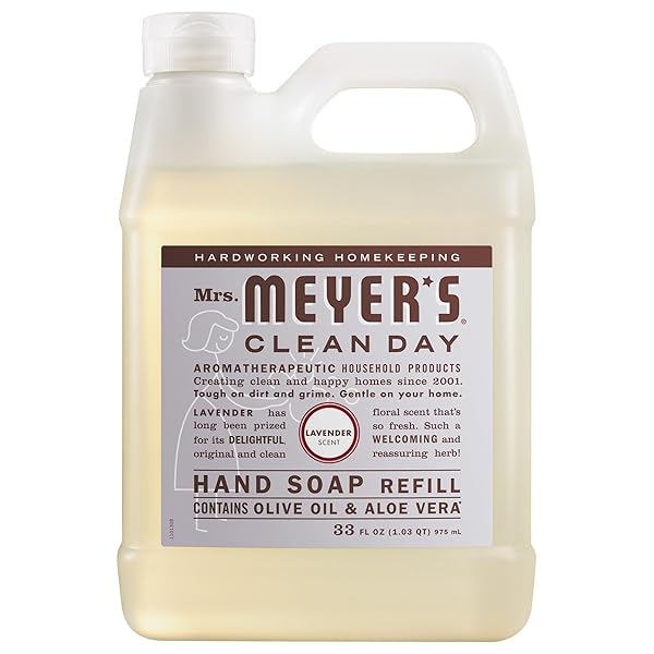 MRS. MEYER’S CLEAN DAY HAND SOAP REFILL, LAVENDER...