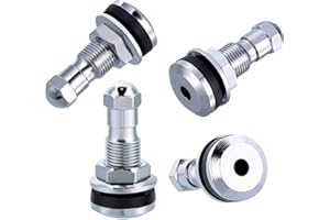 Veteran Tire and Rubber TR-416-S 1" Outer Mount Metal Valve Stem (4 Pack)