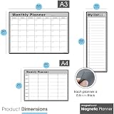 The Magnet Shop 1 Magnetic Whiteboard Planner Pack Weekly Calendar My List 4 view 2