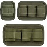 3 Piece Tactical Modular EDC Organizer Insert and Storage Pouch | 1000D Nylon EDC Elastic Bag Insert Pouch Panel Hook Backed Accessories Holder Hold Multitools for for Backpack Tactical Vest