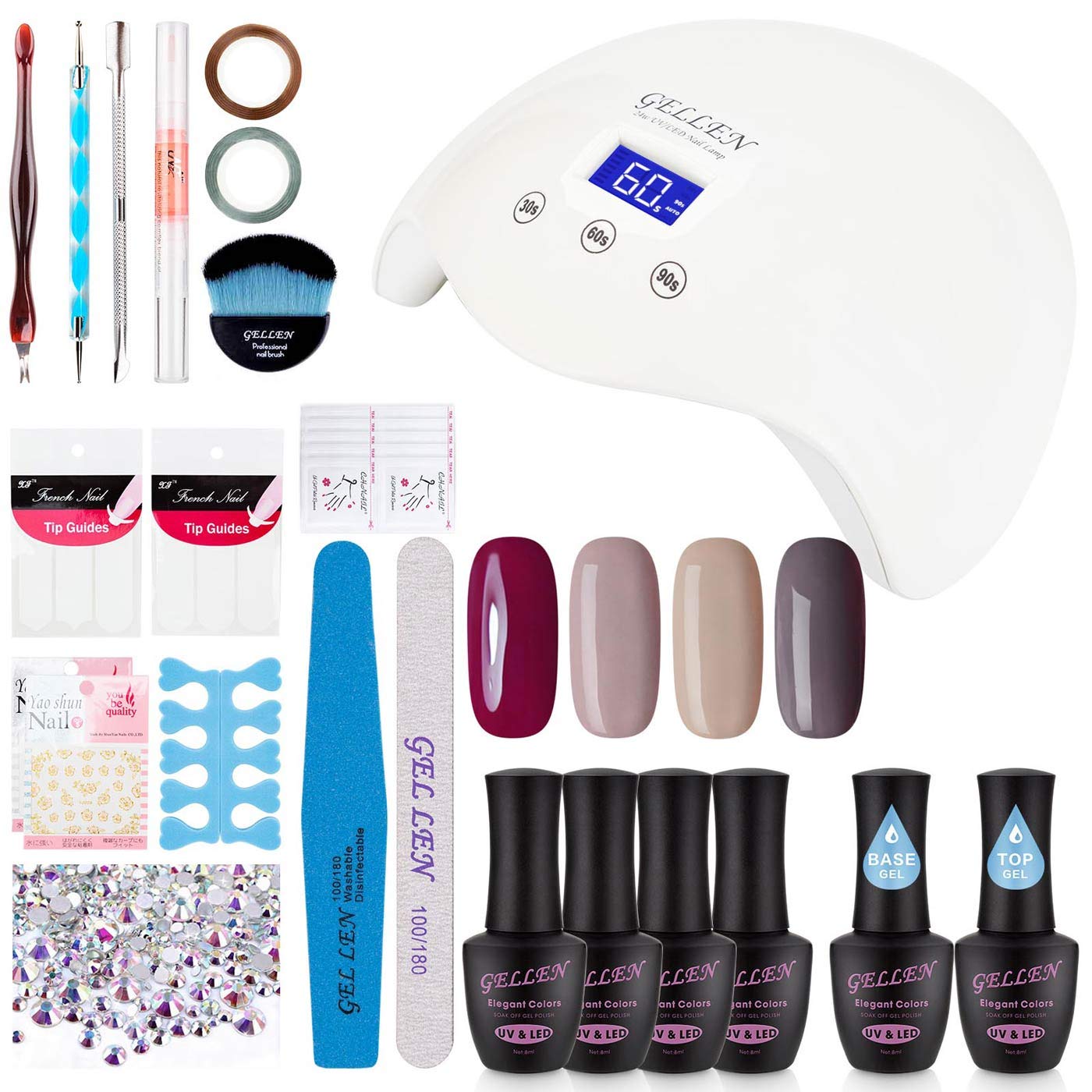 Gel Nail Polish Kit With Uv Light Tescar Innovations2019 Org