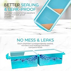 XOMOO Silicone Freezer Tray With Lid-Soup Freezer