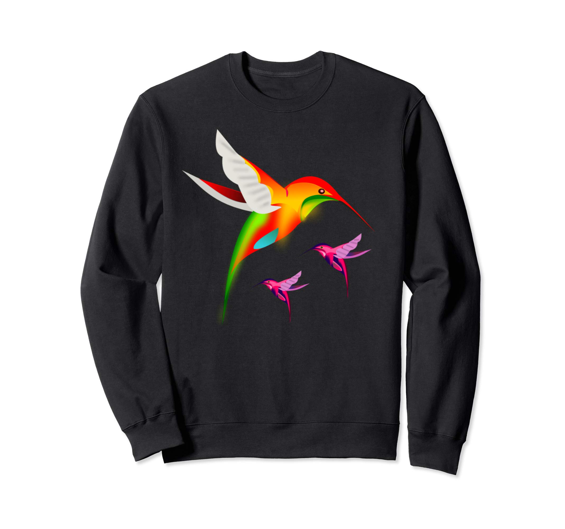 Colorful Beautiful Hummingbirds for hummingbird lovers Sweatshirt