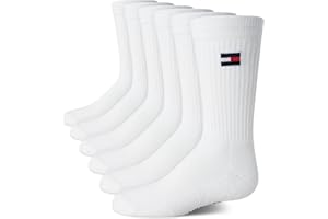 Tommy Hilfiger Unisex Kids' Athletic Socks - Cushioned Crew Socks (6 Pack)