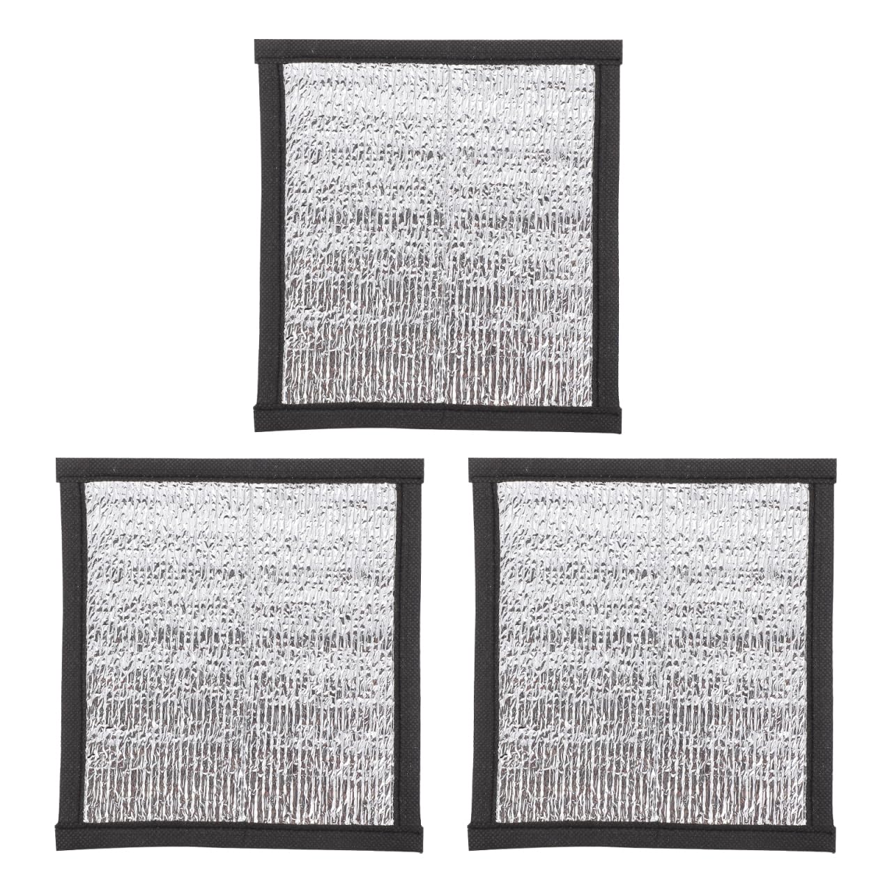 ULTECHNOVO 3-Pack Reptile Heating Pads 6.30 Inch Reflective Insulation Mats for Terrarium Heat Shelter Warmth Self-Heating Pet Pads for Snakes Lizards