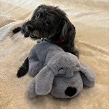 Snuggle Puppy Original Heartbeat Toy for Dogs Gray - Anxiety Calming Aid view 8
